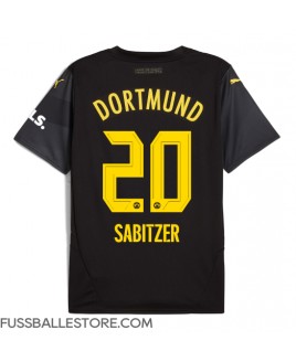 Günstige Borussia Dortmund Marcel Sabitzer #20 Auswärtstrikot 2024-25 Kurzarm